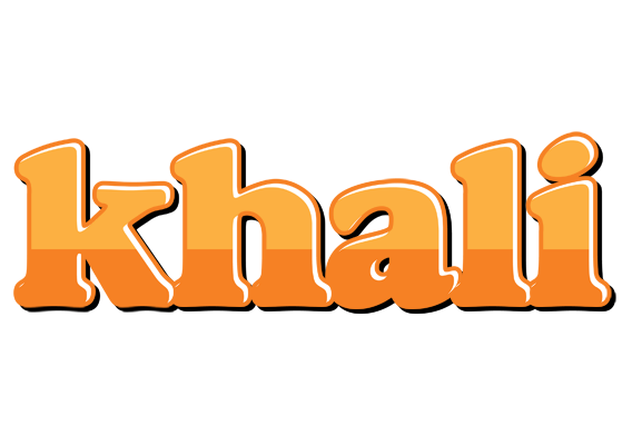 Khali orange logo