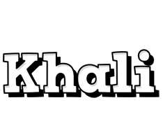 Khali snowing logo
