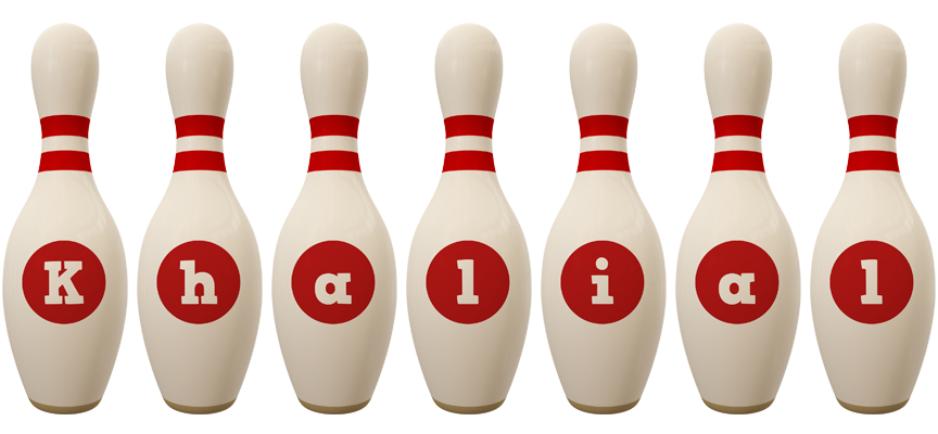 Khalial bowling-pin logo