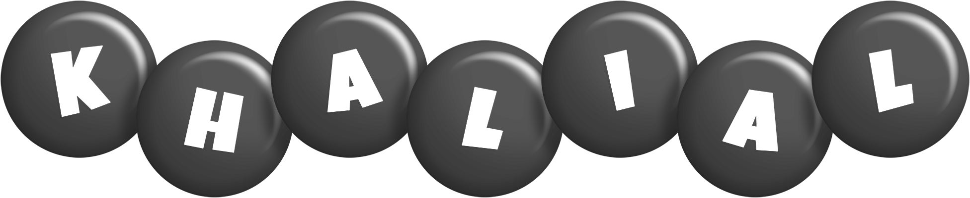 Khalial candy-black logo