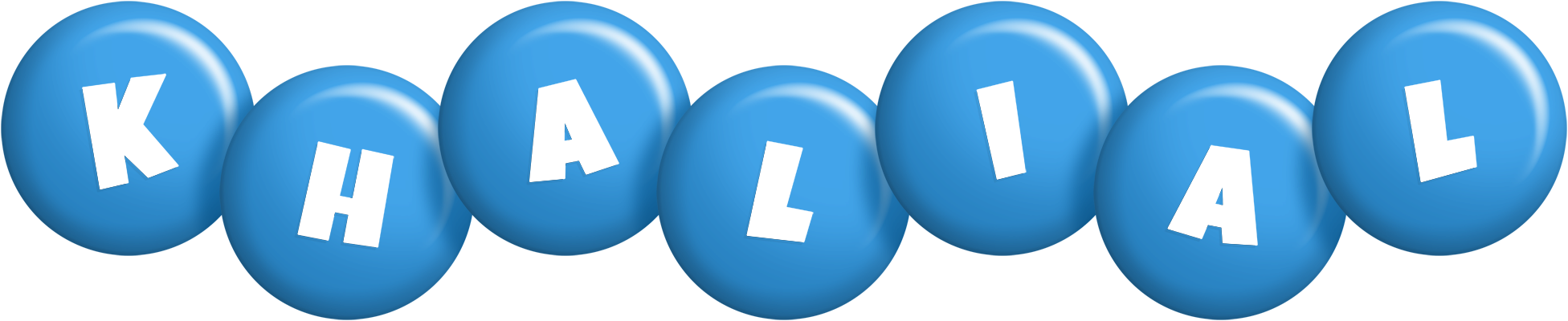 Khalial candy-blue logo