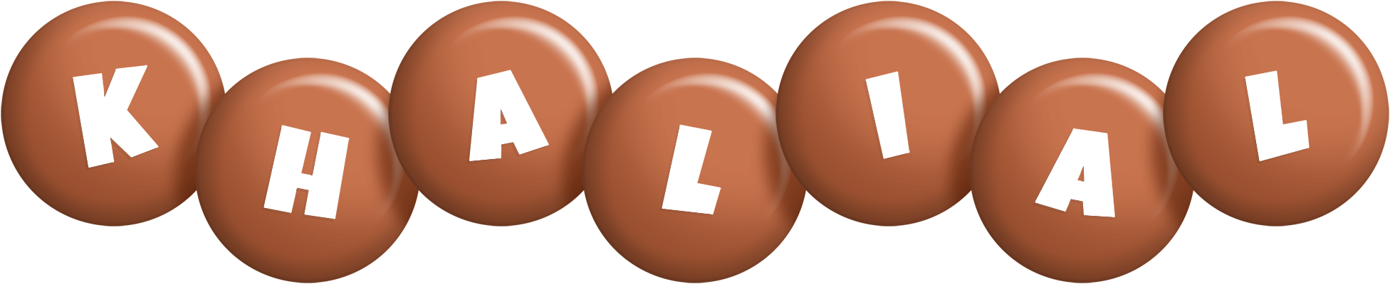 Khalial candy-brown logo