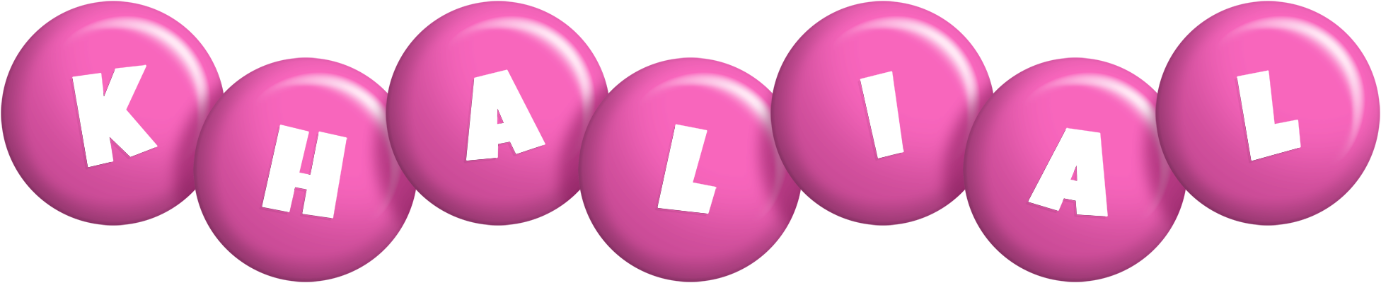 Khalial candy-pink logo