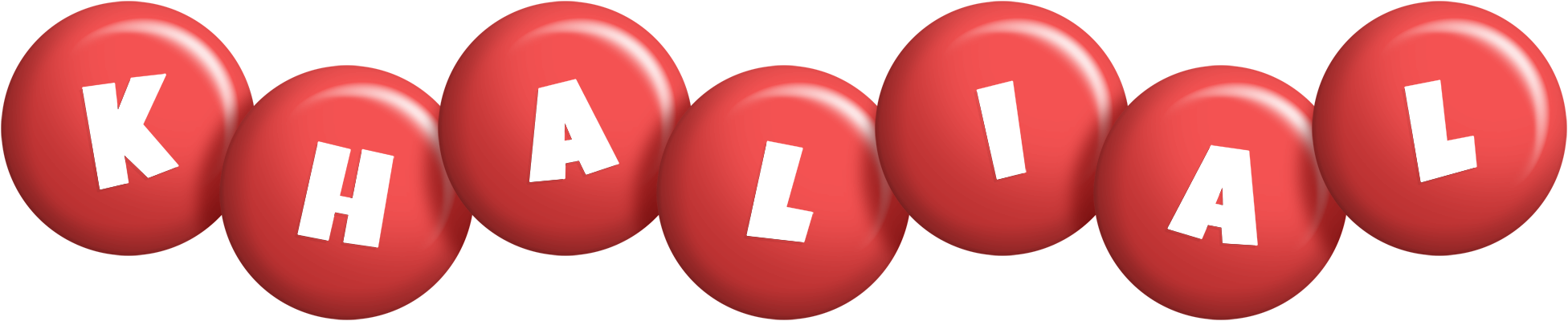 Khalial candy-red logo