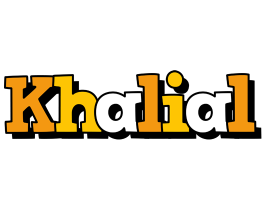 Khalial cartoon logo