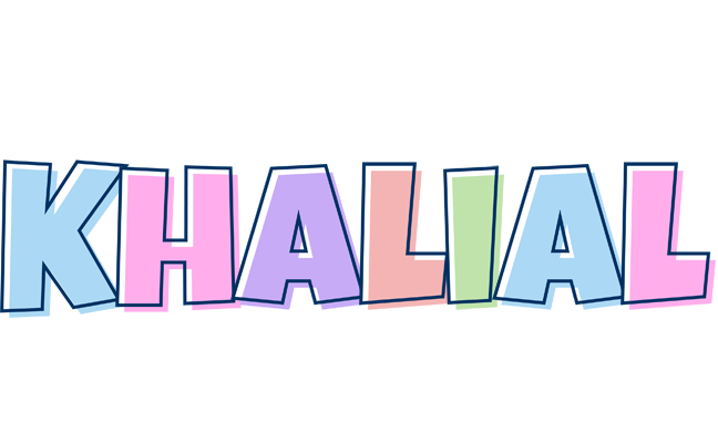 Khalial pastel logo
