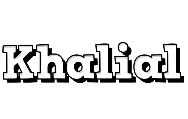 Khalial snowing logo