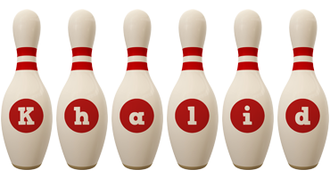 Khalid bowling-pin logo