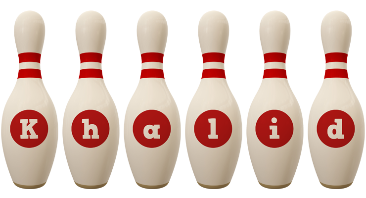 Khalid bowling-pin logo
