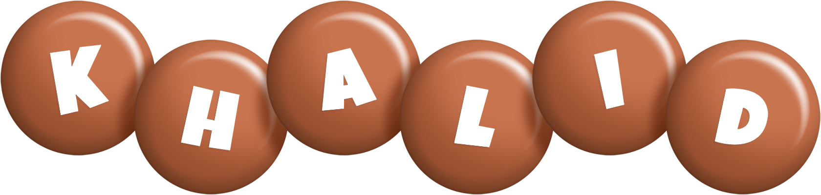 Khalid candy-brown logo