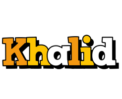 Khalid cartoon logo