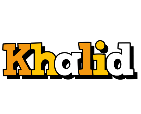Khalid cartoon logo