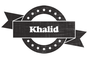 Khalid grunge logo