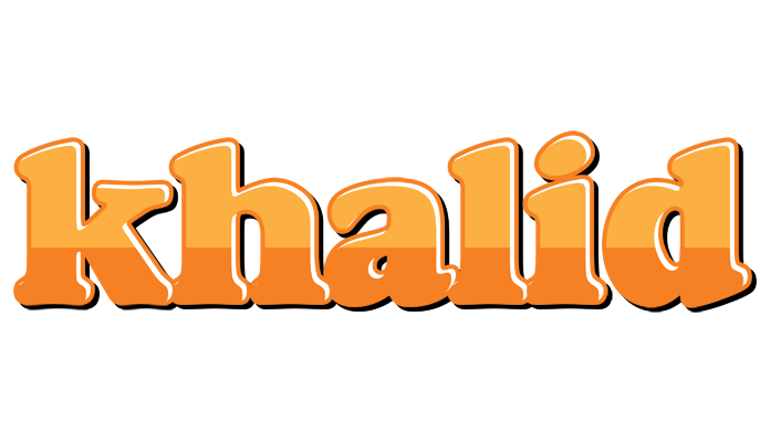 Khalid orange logo