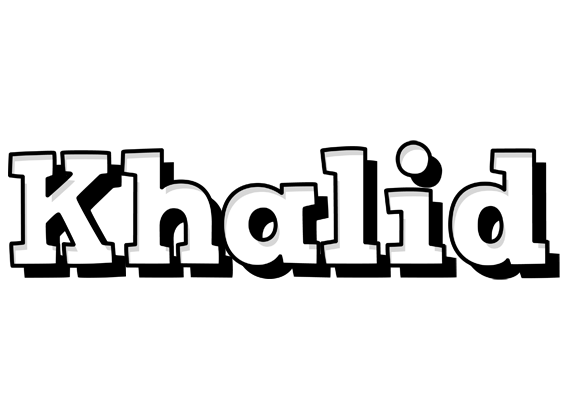 Khalid snowing logo