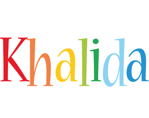 Khalida birthday logo