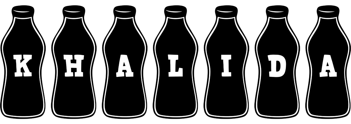 Khalida bottle logo