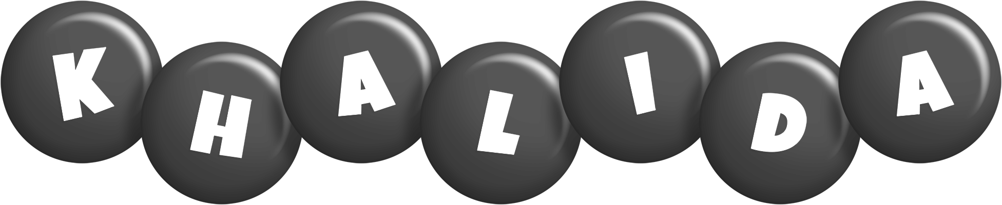 Khalida candy-black logo