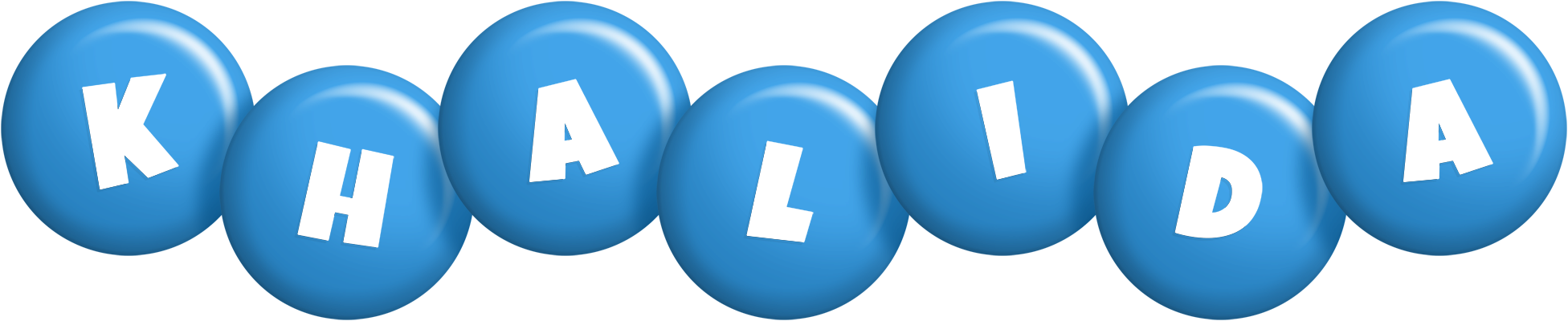 Khalida candy-blue logo