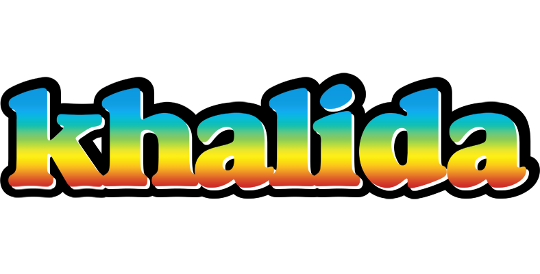 Khalida color logo