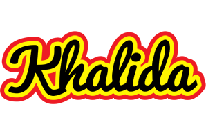 Khalida flaming logo