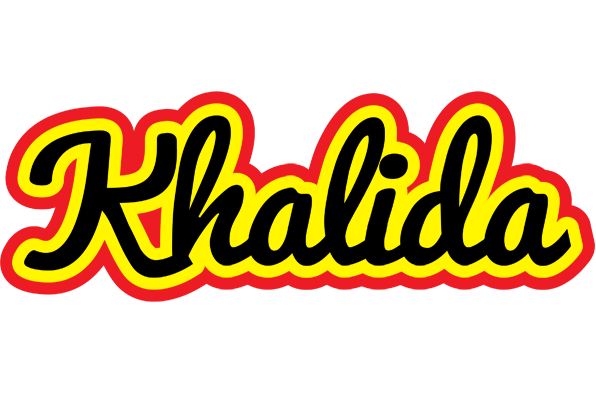 Khalida flaming logo