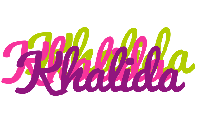 Khalida flowers logo