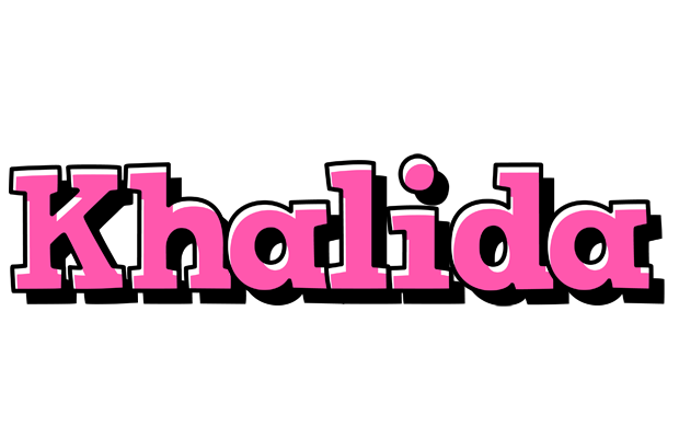 Khalida girlish logo