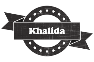 Khalida grunge logo