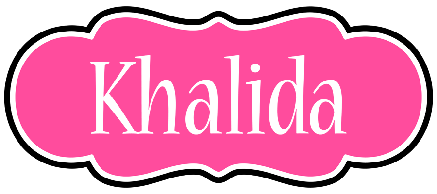 Khalida invitation logo