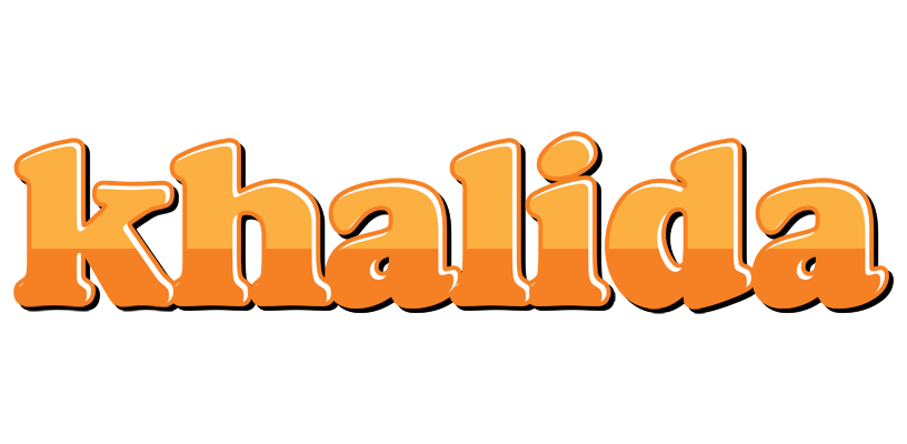 Khalida orange logo
