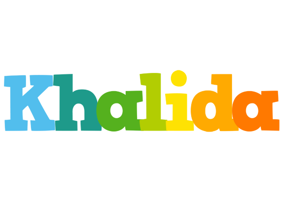 Khalida rainbows logo