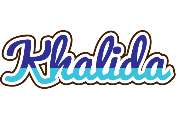 Khalida raining logo