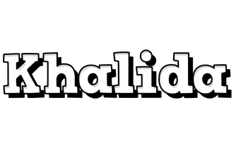 Khalida snowing logo