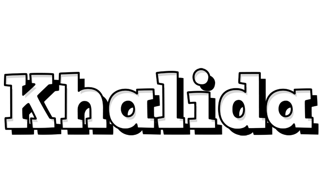 Khalida snowing logo