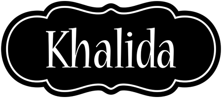 Khalida welcome logo