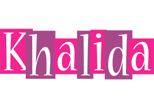 Khalida whine logo