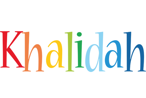Khalidah birthday logo