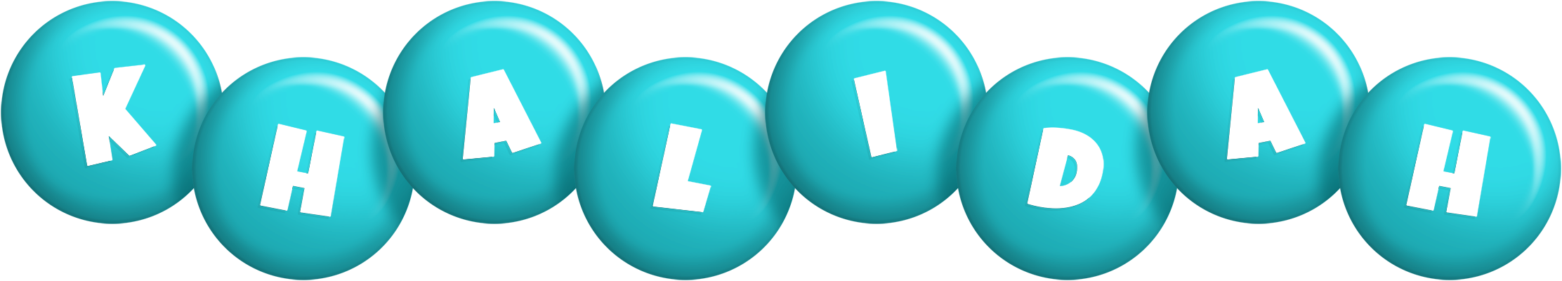 Khalidah candy-azur logo