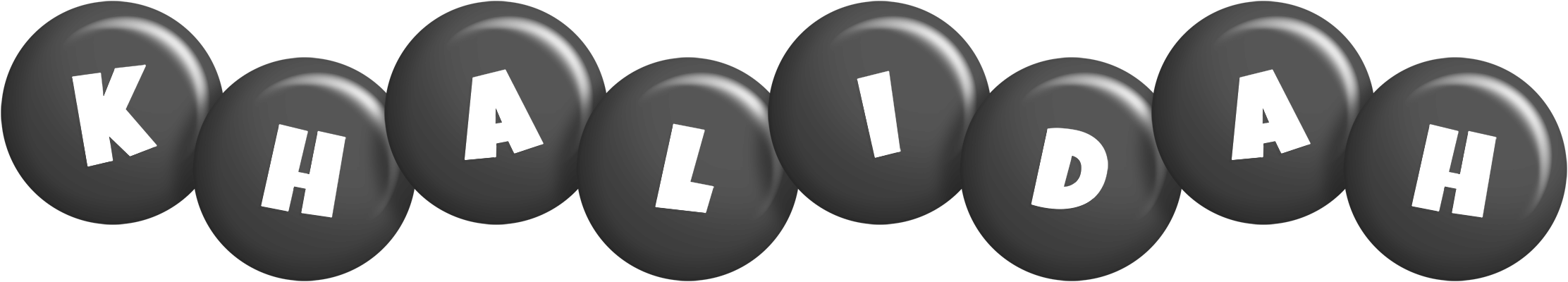 Khalidah candy-black logo