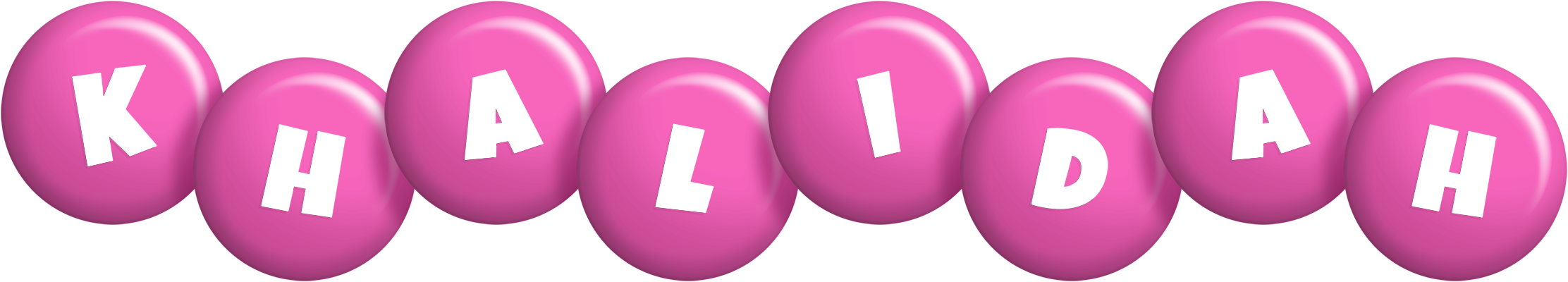 Khalidah candy-pink logo