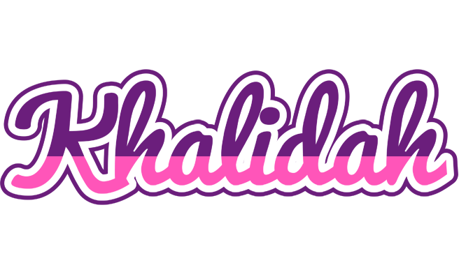 Khalidah cheerful logo