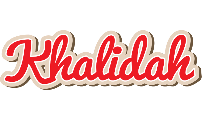 Khalidah chocolate logo
