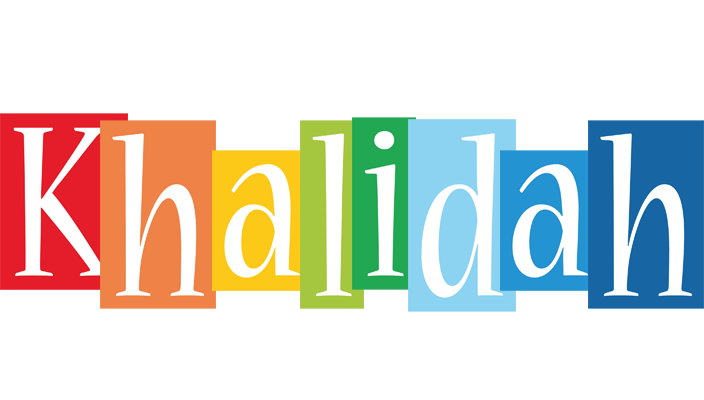Khalidah colors logo