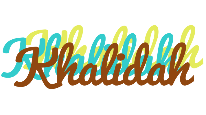 Khalidah cupcake logo