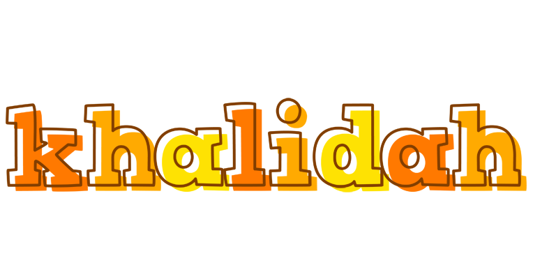 Khalidah desert logo