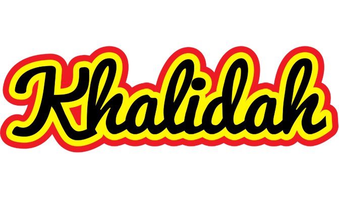 Khalidah flaming logo