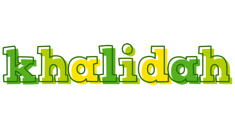 Khalidah juice logo