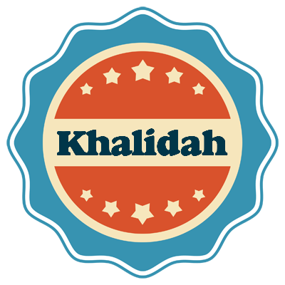 Khalidah labels logo