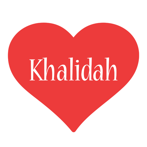 Khalidah love logo
